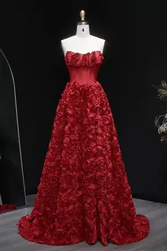 Quinn — A-Line — Strapless — view 3