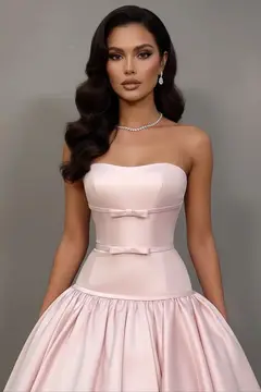 Amara — Ball Gown — Strapless — view 2
