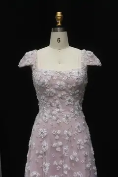 Aria — A-Line — Cap Sleeve — view 5