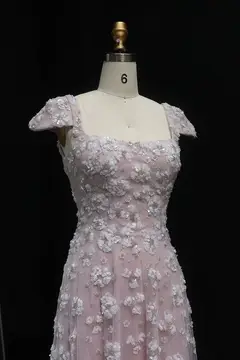 Aria — A-Line — Cap Sleeve — view 7