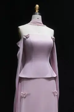 Olive — A-Line — Strapless — view 6
