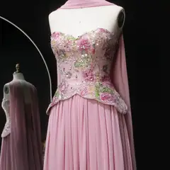 Sage — A-Line — Strapless — view 3