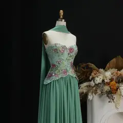 Sage — A-Line — Strapless — view 12