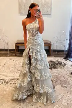 Celeste — Mermaid — One-Shoulder — view 3