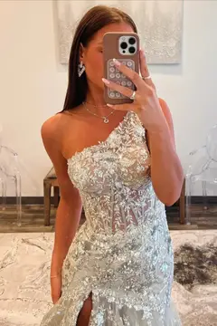 Celeste — Mermaid — One-Shoulder — view 5