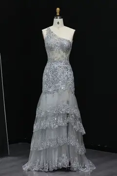 Celeste — Mermaid — One-Shoulder — view 6