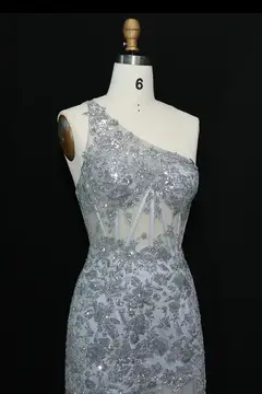 Celeste — Mermaid — One-Shoulder — view 9