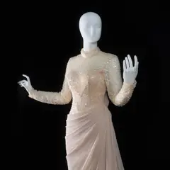 Giselle — Mermaid — High Neck — Long Sleeve — Floor-Length — view 21