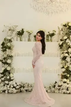 Iris — Mermaid — High Neck — Long Sleeve — Floor-Length — view 5