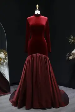Eden — High Neck — Long Sleeve — Floor-Length — view 5