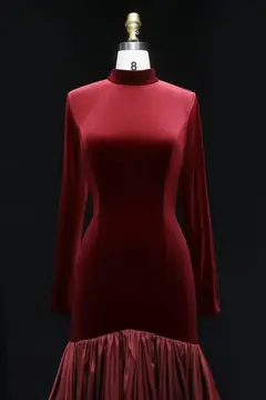 Eden — High Neck — Long Sleeve — Floor-Length — view 6