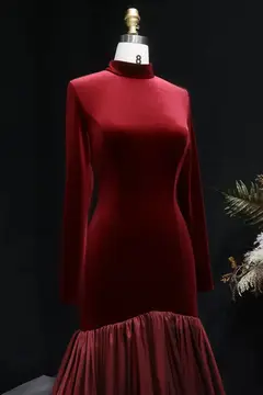 Eden — High Neck — Long Sleeve — Floor-Length — view 7