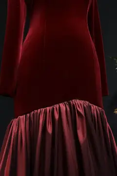 Eden — High Neck — Long Sleeve — Floor-Length — view 9