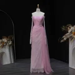 Olive — Sheath — Floor-Length — view 2