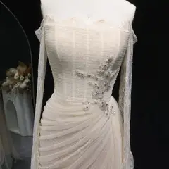 Olive — Sheath — Floor-Length — view 6
