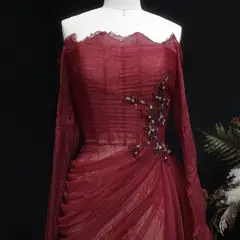 Olive — Sheath — Floor-Length — view 10