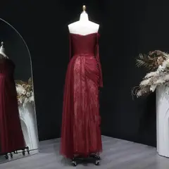 Olive — Sheath — Floor-Length — view 13