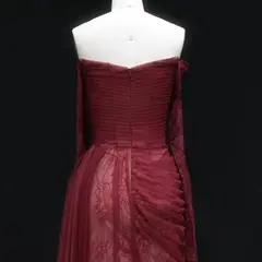 Olive — Sheath — Floor-Length — view 14