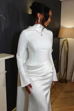 Giselle — Sheath — High Neck — Floor-Length — view 4