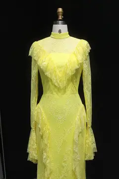Giselle — Sheath — Illusion — Long Sleeve — Floor-Length — view 2