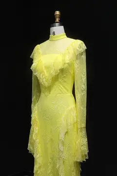 Giselle — Sheath — Illusion — Long Sleeve — Floor-Length — view 4
