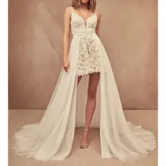 Tulle A-Line Wedding Dress — LV10020149 — view 1