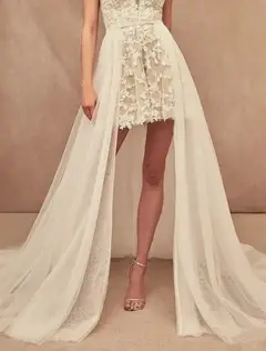 Tulle A-Line Wedding Dress — LV10020149 — view 2