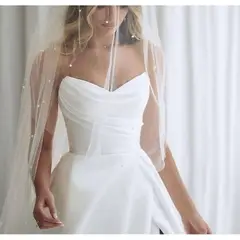 Sweetheart Tulle A-Line Wedding Dress — LV15459637 — view 3