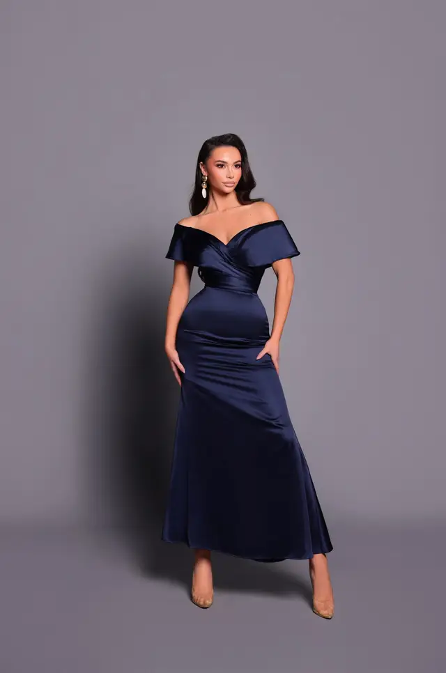 Women's Off-Shoulder Bridesmaid Dress for Wedding Party