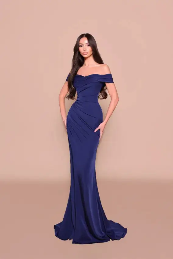 Women's Satin Bridesmaid Dress for Wedding Party — LV19400900