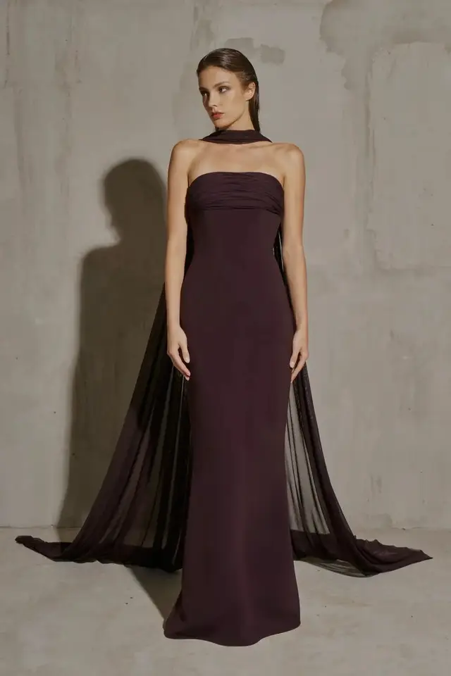 Kaia — Sheath — Strapless — Evening Gown