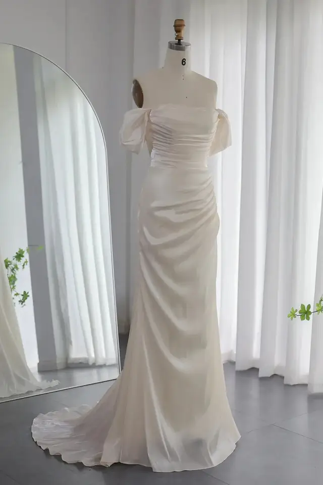 Cleo — Mermaid — Off-the-Shoulder — Evening Gown