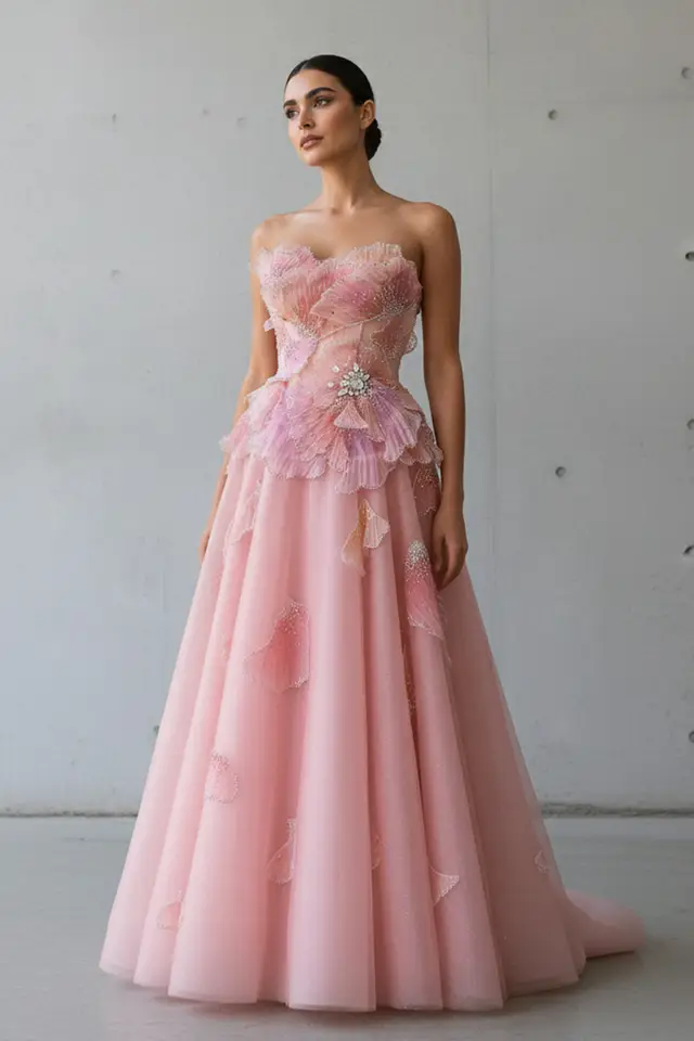 Eden — Ball Gown — Strapless — Floor-Length