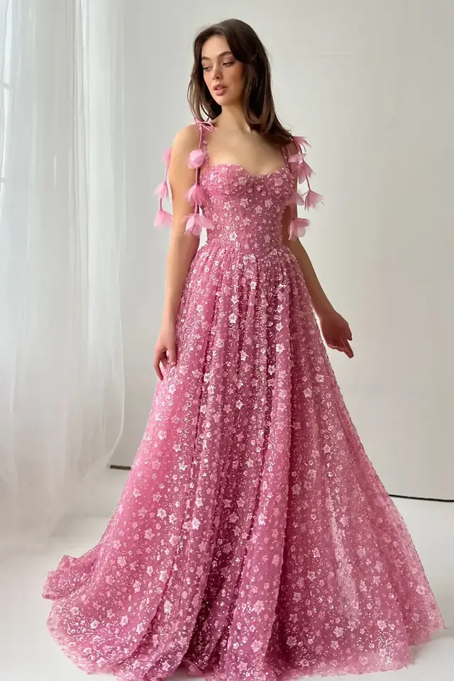 Celeste — A-Line — Sweetheart — Evening Gown