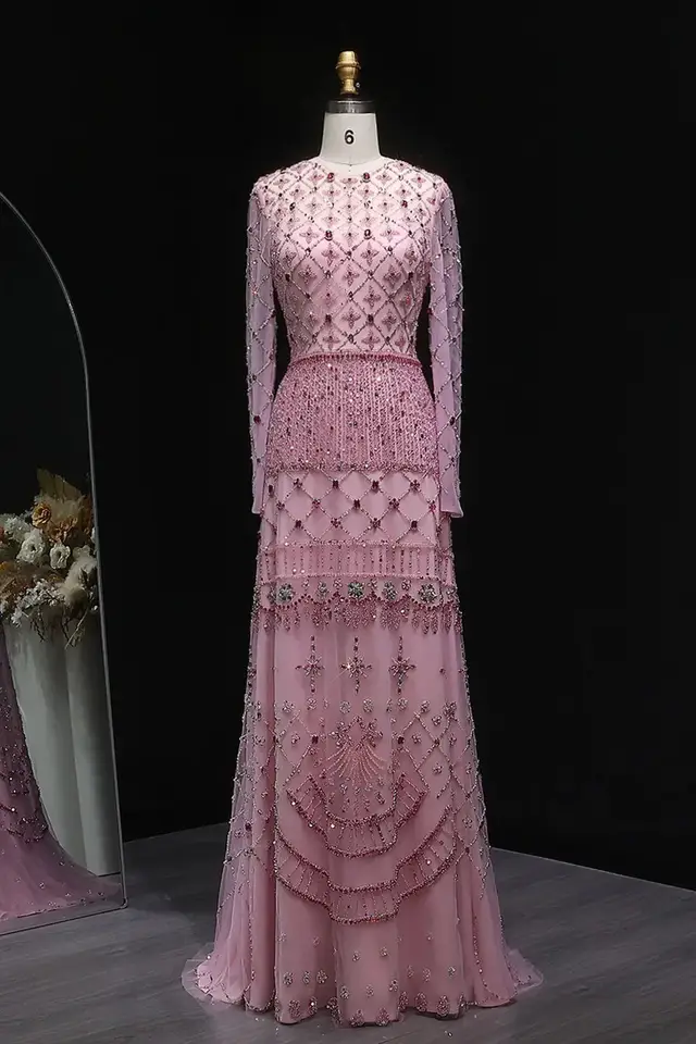 Celeste — A-Line — Floor-Length — Evening Gown