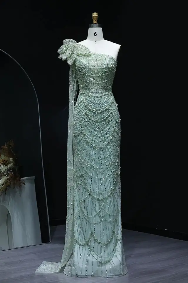 Uma — One-Shoulder — Evening Gown