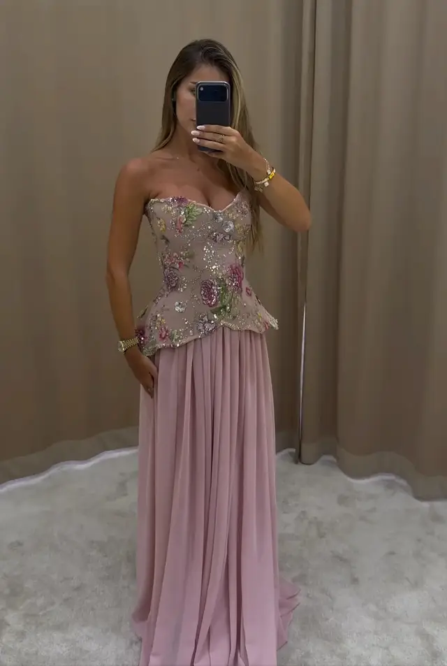 Sage — A-Line — Strapless — Evening Gown — LV26648874