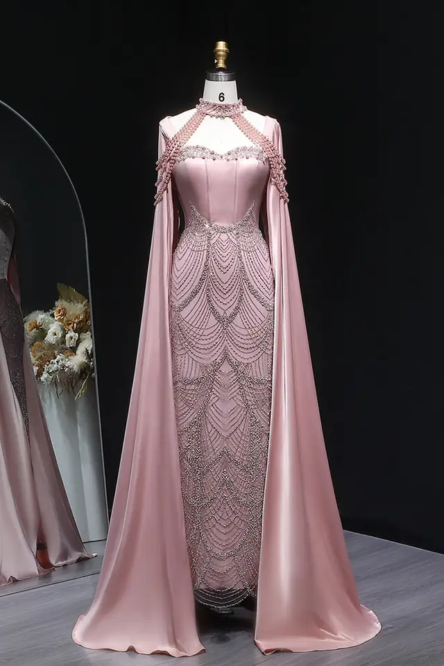 Celeste — Mermaid — Floor-Length — Evening Gown