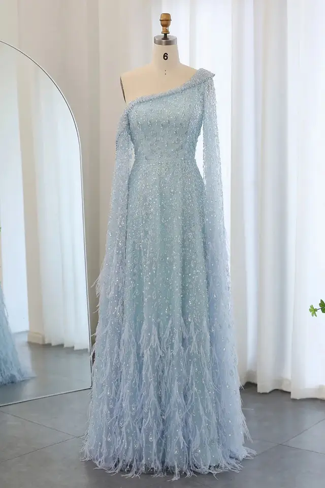 Maeve — A-Line — One-Shoulder — Evening Gown