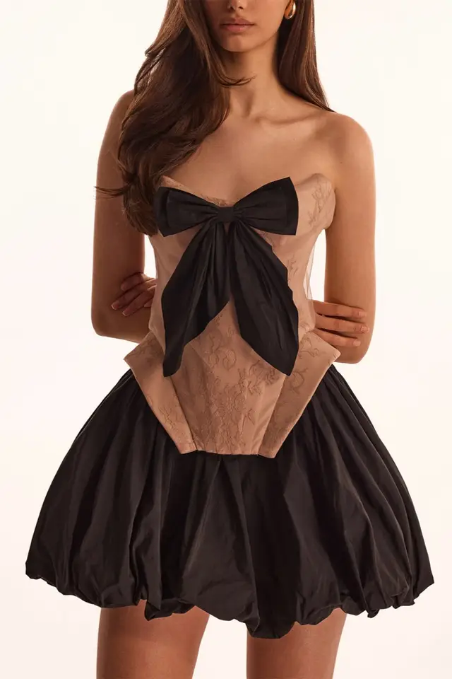Women's Strapless Sleeveless Prom Dress Short Length for Prom & Homecoming