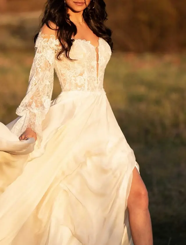 Tulle A-Line Wedding Dress — LV88221493